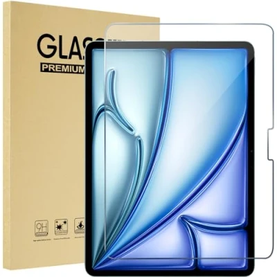Afbeelding van ProCase 1 x displaybeschermfolie voor iPad Air 11 inch M2 2024 A2902 A2903 A2904, beschermfolie van gehard glas 11, transparant