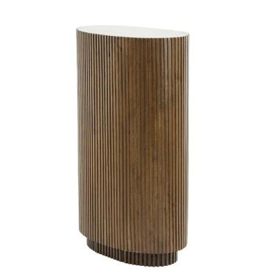 Afbeelding van Light&amp;living Zuil 60x35x100 cm DUMOSI hout donker bruin