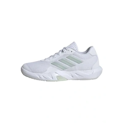 Afbeelding van adidas Performance Amplimove Trainingsschoen, Dames, Maat: 40, Footwear white/linen green metallic/dash grey Textiel/ synthetisch