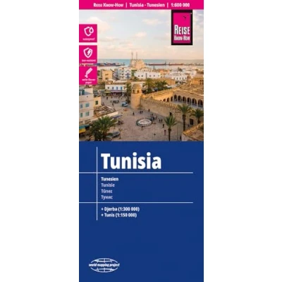 Afbeelding van Reise Know How Landkarte Tunesien / Tunisia (1:600.000)