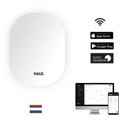 Afbeelding van HALE AIR SENSE PROFESSIONELE LUCHTKWALITEITSMETER WIFI APP CO2 PM2.5 TVOC TEMPERATUUR LUCHTVOCHTIGHEID