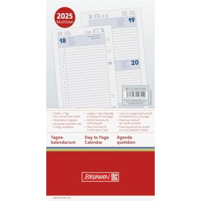 Afbeelding van BRUNNEN Filius dagplanner (2025), 1 pagina = dag, 93 x 172 mm, 352 pagina&#039;s