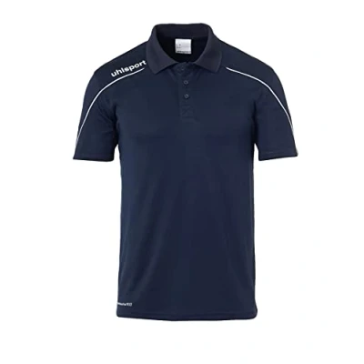 Afbeelding van Uhlsport Stream 22 Polo Heren Marine / Wit Maat: 3XL
