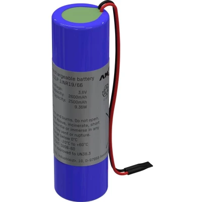 Afbeelding van Ansmann Speciale oplaadbare batterij 18650 Kabel Li ion 3.6 V 2600 mAh