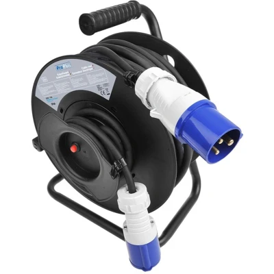 Afbeelding van Pro Plus Kabelhaspel CEE Stekker naar Contrastekker 25 meter 3 x 1.5 mm2