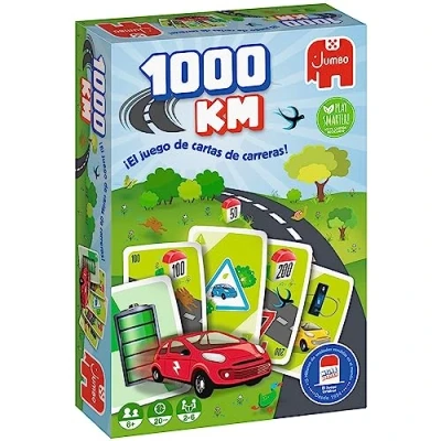 Afbeelding van Jumbo 1000 km kaartspel familiespel vanaf 6 jaar Spaans voor 2 tot spelers