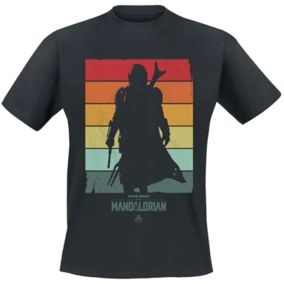Afbeelding van Henry Tiger STAR WARS Mandalorian Spectrum Tshirt print, Heren, Maat: XXL, Black