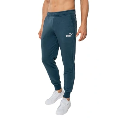 Afbeelding van PUMA Statement Deluxe Edition Joggingbroek van katoen, Nachtblauw.