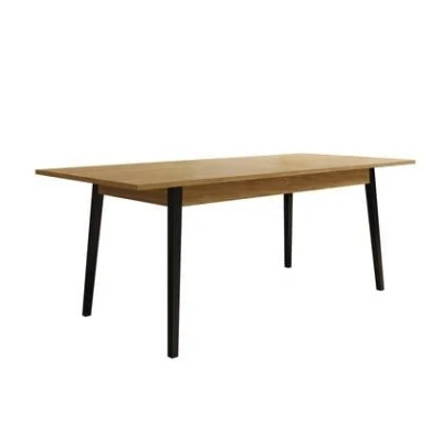 Afbeelding van Meubella Eetkamertafel Monor Eiken 200 cm Uitschuifbaar