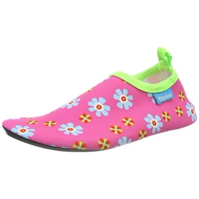 Afbeelding van Playshoes Aquamarijn met uv bescherming, bloemenpatroon, schoenen voor zwembad en strand, uniseks kinderen, roze 18