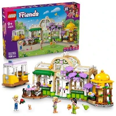 Image de LEGO® Friends 42671 Café des plantes et Kiosque à fleurs