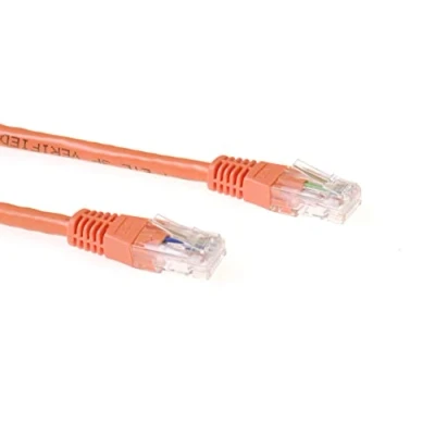 Afbeelding van ACT IB1501 U/UTP CAT6 Patchkabel Oranje 1 meter