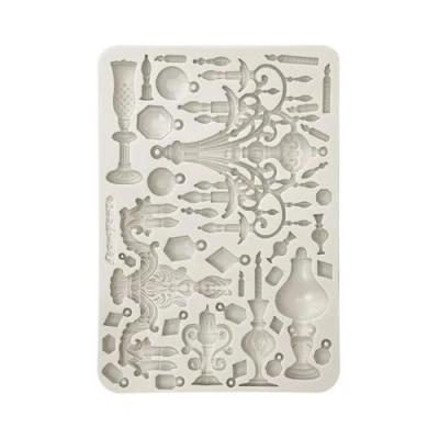 Afbeelding van Stamperia KACMA555 siliconen bakvorm, A5, grijs, 14,8 x 21 0,7 cm