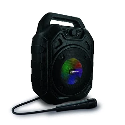 Afbeelding van Metronic 477188 Mini High Power Bluetooth luidspreker met microfoon, zwart