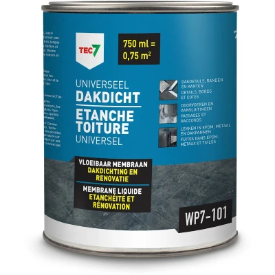 Afbeelding van Tec7 WP7 101 Universeel Dakdicht Blik 750ml