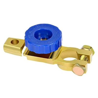 Afbeelding van HuaLiSiJi Batterij Auto Snijder Circuit 12 V 36 V, Zuiver Koper Materiaal Universele Voertuig Uitschakeling met Knop (blauw)