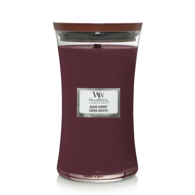 Afbeelding van WoodWick Geurkaars Large Black Cherry 18 cm / ø 10