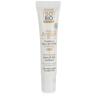 Afbeelding van SOBIO Oogcontour tegen veroudering, HIALURONI, 15 ml