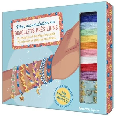 Image de Ma boite a bijoux mon accumulation de bracelets bresiliens