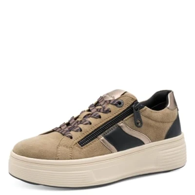 Afbeelding van Tamaris COMFORT Dames Sneaker 8 83716 44 326 Wide Fit Maat: 36 EU
