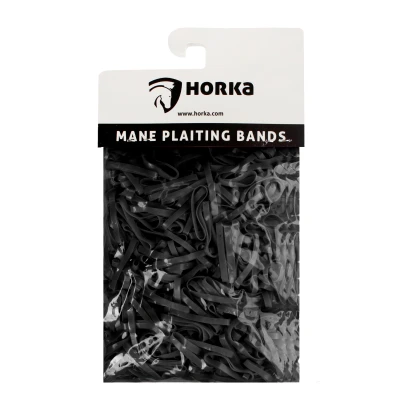 Image de Horka Élastiques pour le Tressage Breed Noir