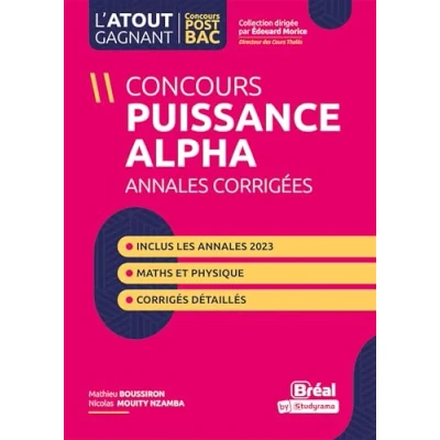 Afbeelding van Concours puissance alpha annales corrigees maths physique