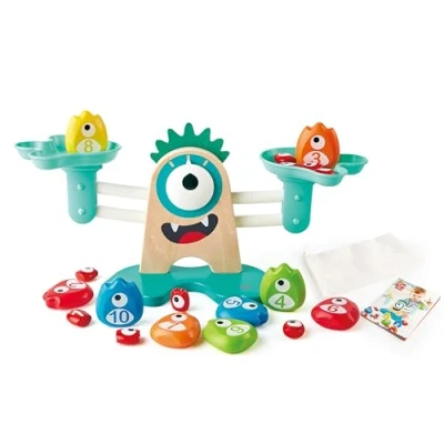 Afbeelding van Hape Monster Weegschaal Leren Rekenen Educatief Speelgoed