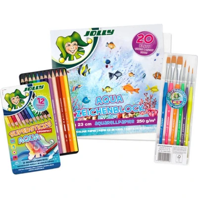 Afbeelding van Jolly Vrolijke Aquarel Tekenset
