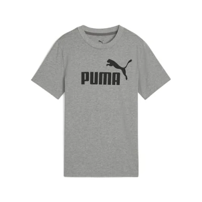 Image de PUMA ESS No. 1 Logo Tee Youth, Shop, Medium Gris Heather, 7 8Y