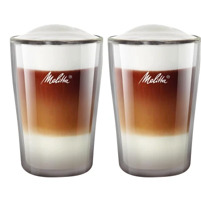 Afbeelding van Melitta Glas latte macchiato 300ml 2 stuks 6761118