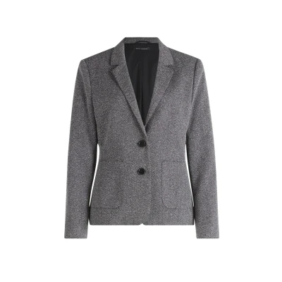 Afbeelding van Betty Barclay Lange Mouwen Blazer, Dames, Maat: 38, Zwart witte