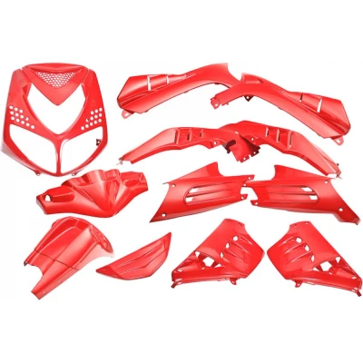 Afbeelding van Plaatset 13 delig Edge voor Peugeot Speedfight 2 ferrari rood