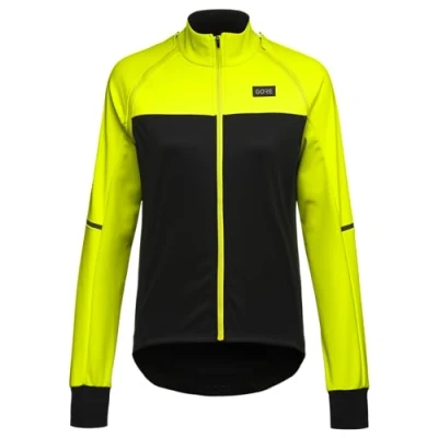 Afbeelding van Fietsjas Gore Phantom Dames maat Xxs Zwart fluogeel