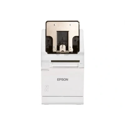 Image de Epson TM m30II S (011) Imprimante de reçus thermique en ligne Rouleau (7,95 cm) 203 x ppp jusqu&#039;à 250 mm/sec USB 2.0, LAN, hôte Lightning outil coupe blanc