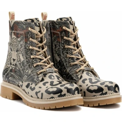 Afbeelding van GOBY Siberian Enkel Laars laarzen Damesboots Dames Ankle boot Handmade Maat 36