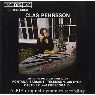 Afbeelding van Clas Pehrsson, Bengt Ericson Sonata Prima For Recorder (CD)