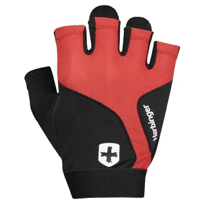 Afbeelding van Harbinger Flexfit Gloves Fitness Handschoenen Heren &amp; Dames Licht Flexibel M Unisex Rood Gym Crossfit Training Krachttraining