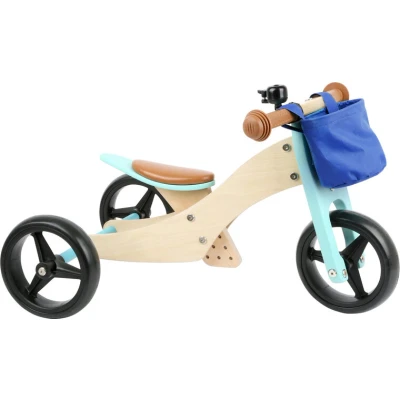 Afbeelding van Trainingsfiets 2 in 1 Trike Turquoise