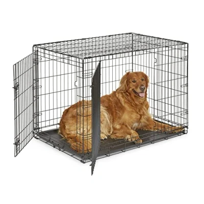 Afbeelding van A Merk hondenbench 121x76x82cm met gratis vetbed!