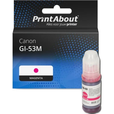 Afbeelding van Huismerk Canon GI 53M Inktcartridge Magenta