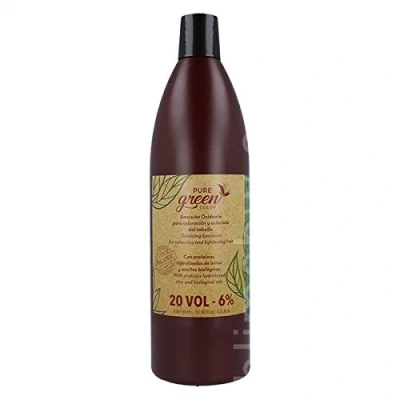 Afbeelding van Oxiderende Haarverzorging Emulsion Pure Green Emulsión 20 Vol 6 % (1000 ml)