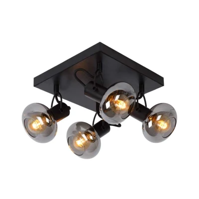 Afbeelding van Lucide Madee plafondspot 4xE14 zwart