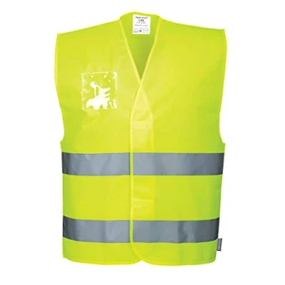 Afbeelding van Portwest C475YERL/XL Vest voor identiteitskaart, maat L/XL, geel