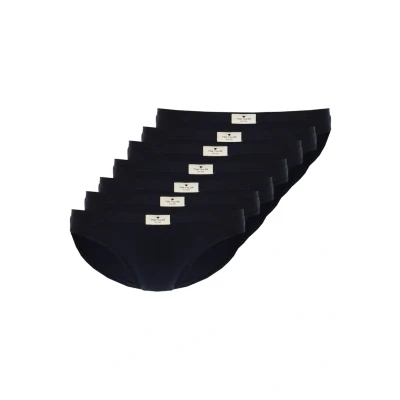 Afbeelding van TOM Tailor 7 PACK Slip, Heren, Maat: Medium, Blue dark solid