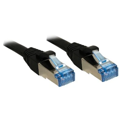 Image de Lindy Cordon de raccordement RJ 45 (M) pour 3 m SFTP PiMF CAT 6 sans halogène crochet noir