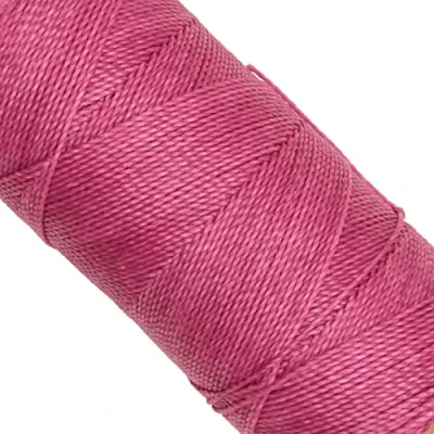 Afbeelding van Linhasita Spoel gewaxt garen, 100 g/170 m, polyester, 1 mm dik, macramé, 30 kleuren, fuchsia roze