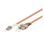 Afbeelding van MicroConnect LC/UPC SC/UPC 1m OM2 (1 m), Netwerkkabel
