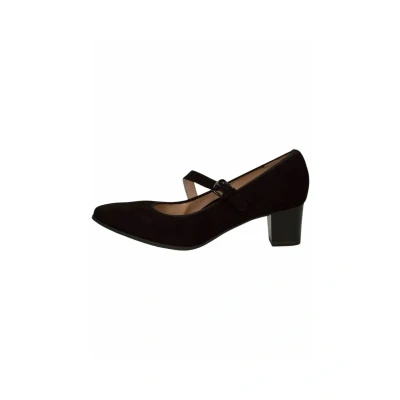 Afbeelding van Caprice Dames 9 22310 44 Damespumps, Zwart suède., 37 EU