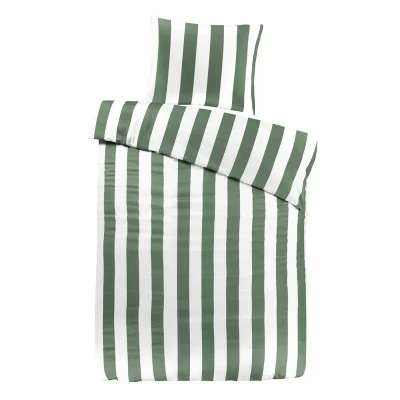 Afbeelding van Papillon Lewis dekbedovertrek 1 persoons (140x200/220 cm + sloop) Groen