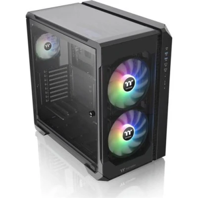 Image de Thermaltake View 51 TG ARGB Edition tour ATX panneau latéral fenêtré (verre trempé) pas d&#039;alimentation (PS/2) noir USB/Audio
